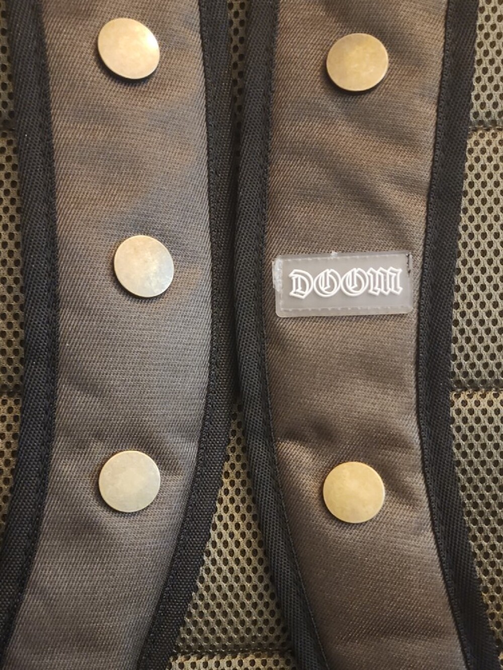 Marvel Bioworld Doctor Doom Cosplay Backpack With Gold Chain Accents. NWT - Picture 8 of 12